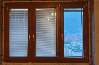 Система Мюнхен со встроенными жалюзи