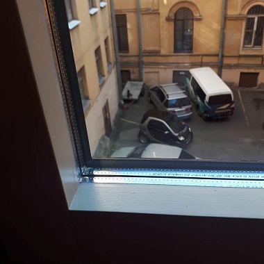 Окна Модерн на набережная реки Мойки