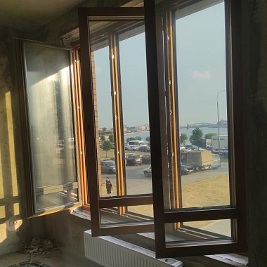 Окна Баухаус Пискаревский проспект