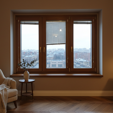 Окна Баухаус на Светлановский проспект