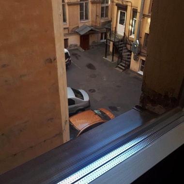 Окна Модерн на набережная реки Мойки