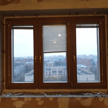 Окна Баухаус на Светлановский проспект